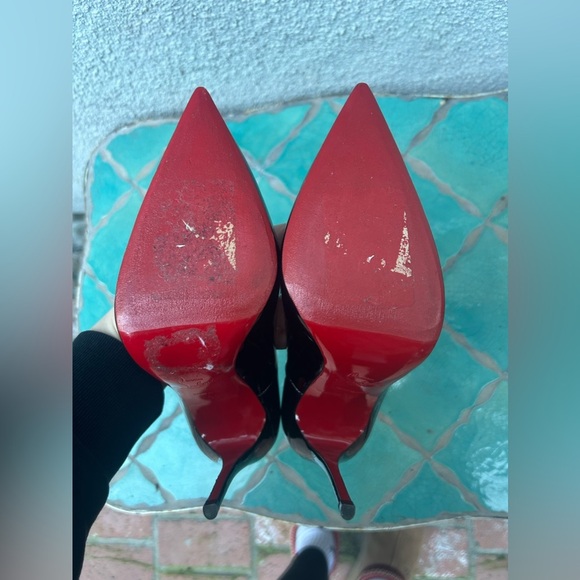 Christian Louboutin Pigalle Follies 100MM Pumps Black Patent - Picture 13 of 16